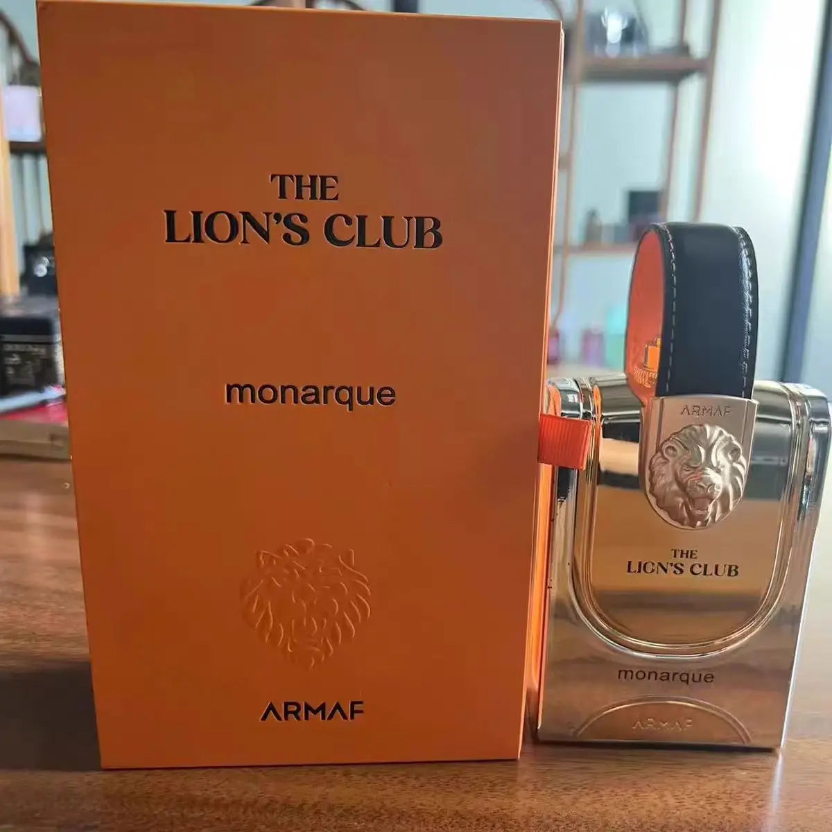 Lions Club Monarque Men's Luxury Light essence spray -3.4 oz., with vanilla and oriental fragrance, noble perfume