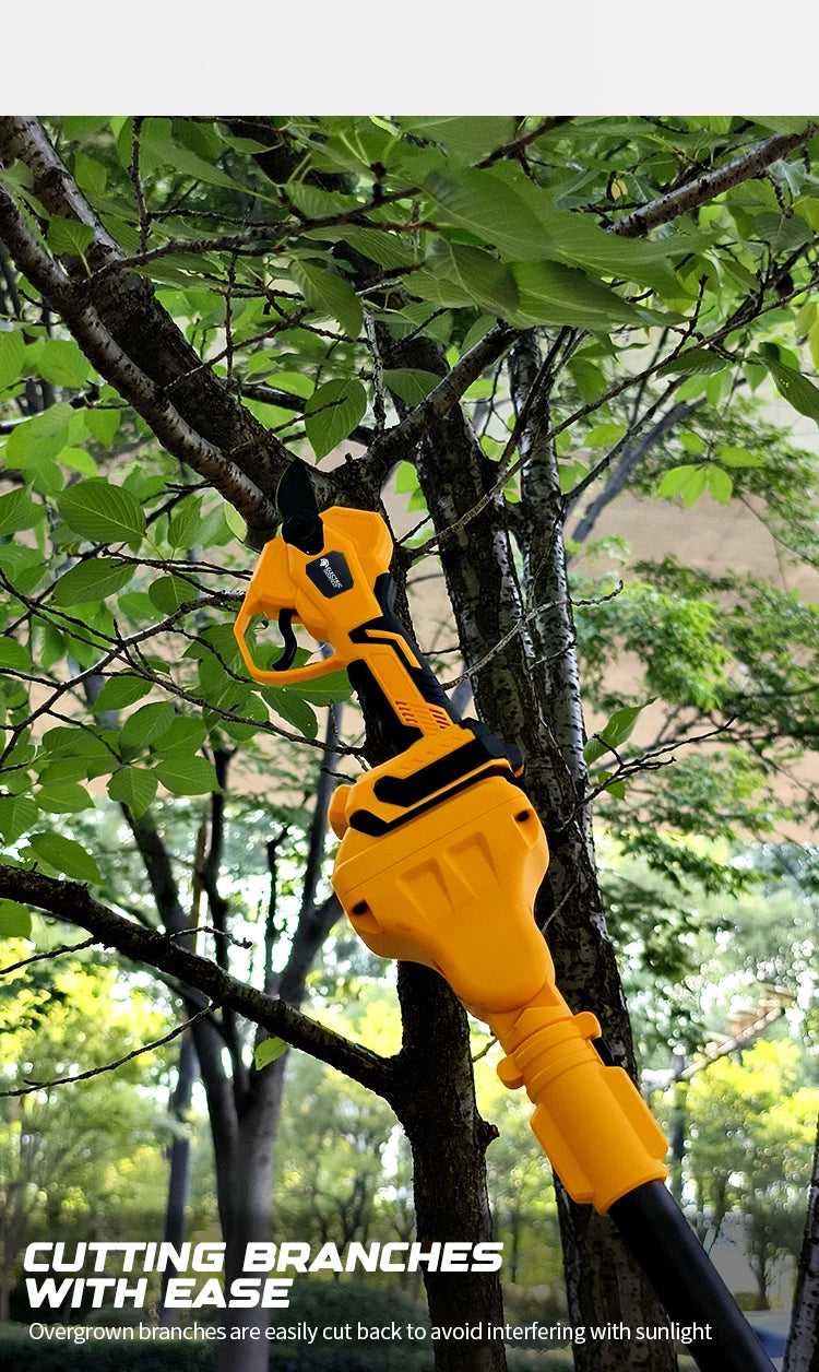 Brushless 1380W Electric Chainsaw Telescoping Pole Pruner High Branch Saw Garden Tree Pruning Tool For Dewalt 20V Battery Pin