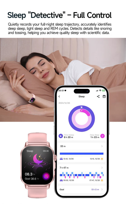 New Precise Health Care Smart Watch ECG+HRV Uric Acid Blood Lipids Emotional Perception Bluetooth Call Smartwatchs For Men Women
