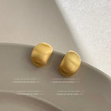 Brushed Geometric Earrings — view 17