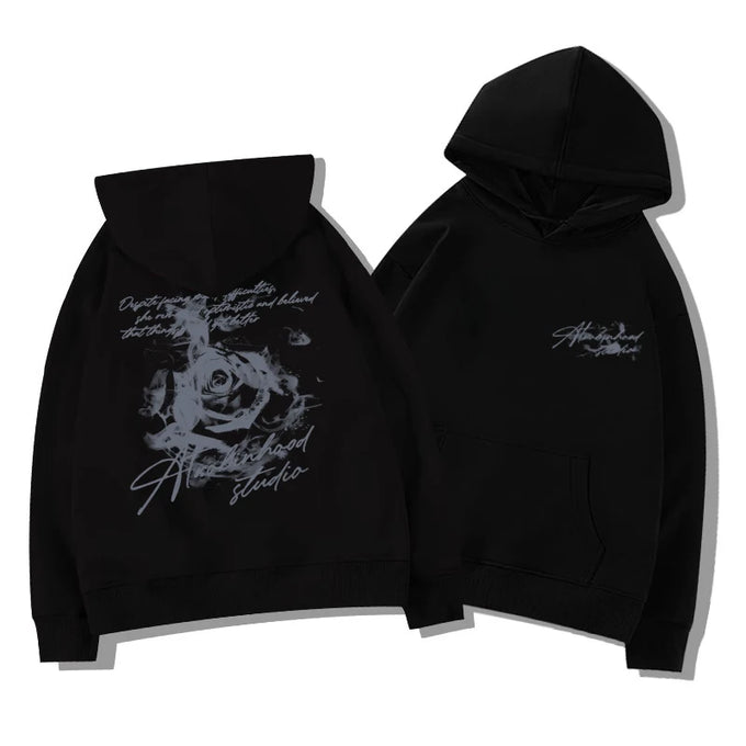 Men's Rose Graphic Hoodie — product image
