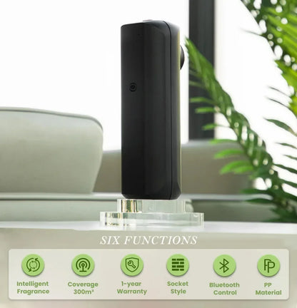 Plug in Wall Fragrance Diffuser Waterless Smart Flavoring Diffuser For Essential Oils Home Room Fragrance Scent Air Machine