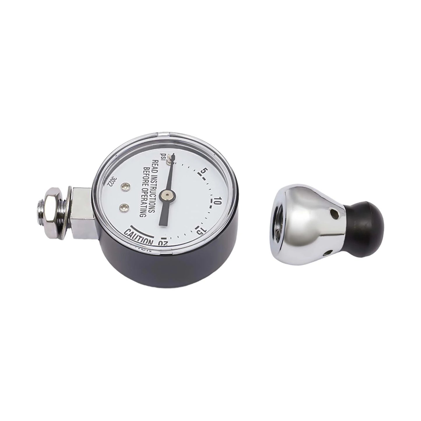 22L Aluminium Alloy Pressure Canner 90Kpa Thickened Explosion-proof Pressure Cooker Pot with Pressure Gauge and Safety Valve