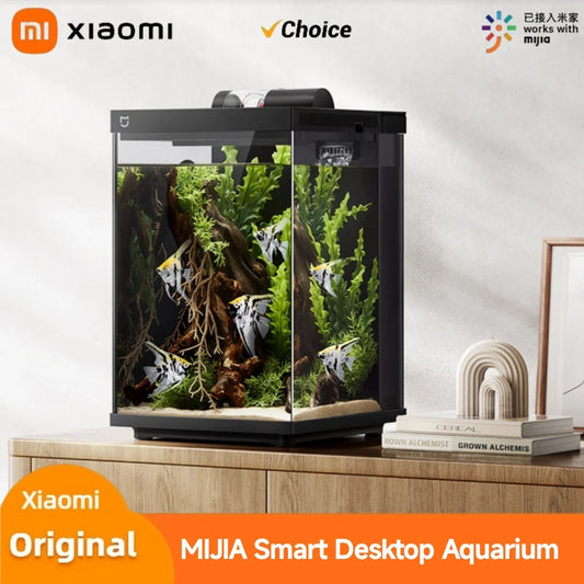 Xiaomi Mijia Smart Desktop Aquarium 10L Smart Fish Tank  App Control Feeding Pro Filtration Mi Home Compatible No Assembly