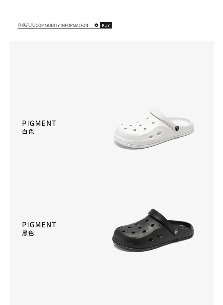 YUYIN Mens Summer Beach Sandals Casual Garden Clogs Outdoor Wide Toe Cross Sandals for Ladies Non Slip House Shower Slippers
