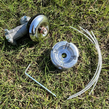 1pcs Universal Aluminum Alloy Lawn Mower Head and Replacement Nylon Steel for Lawn Mowing Line Lawn Mower Weed Head Accessories