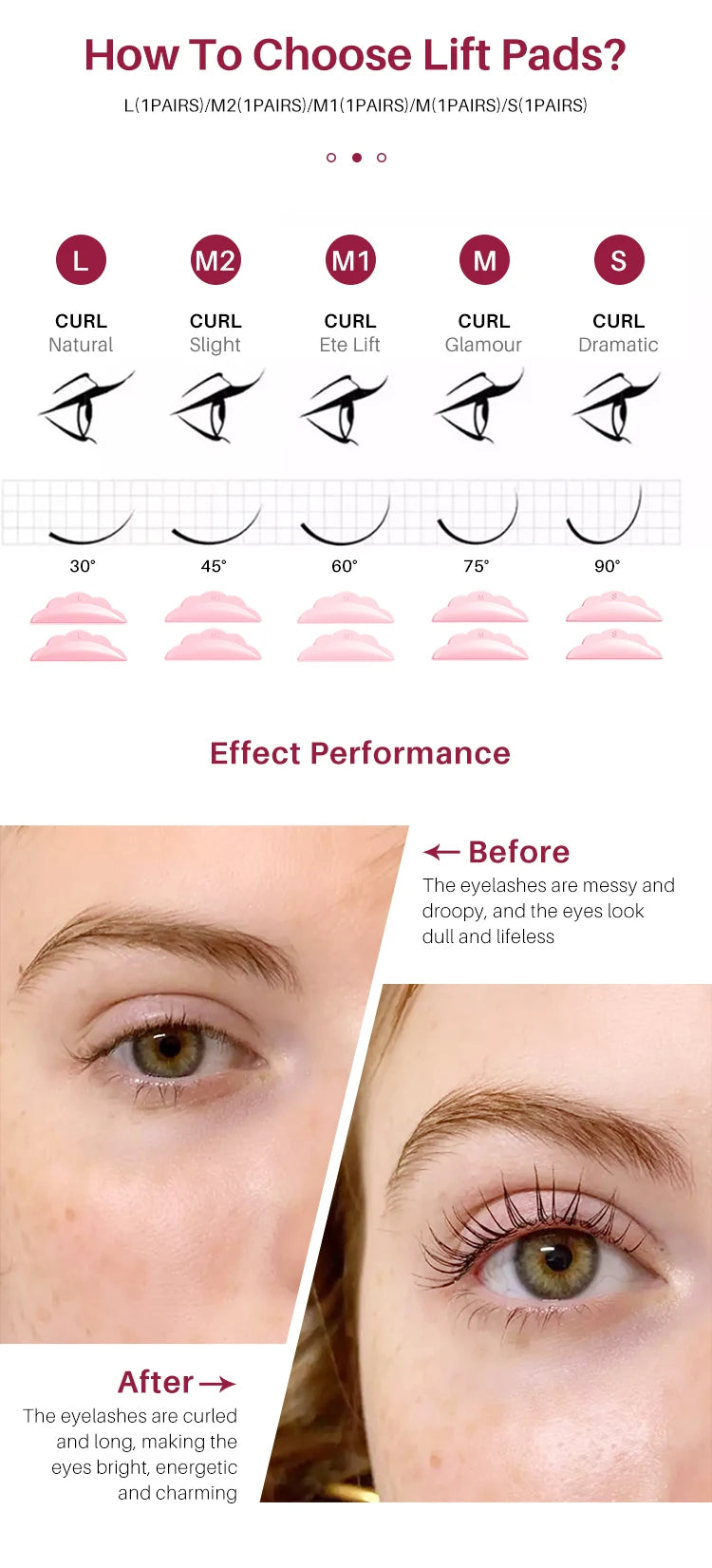 New ICONSIGN Upgrade Eyelash Lifting Sachets Set Lash Lift Kit Independent Pouch 5-8 Mins Fast Eyelash Perm Eye Lash Makeup Tool