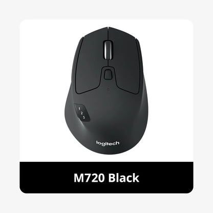 Logitech M720 Wireless Bluetooth Mouse Union Dual Mode Multi-device Office Efficient Comfortable Feel Notebook