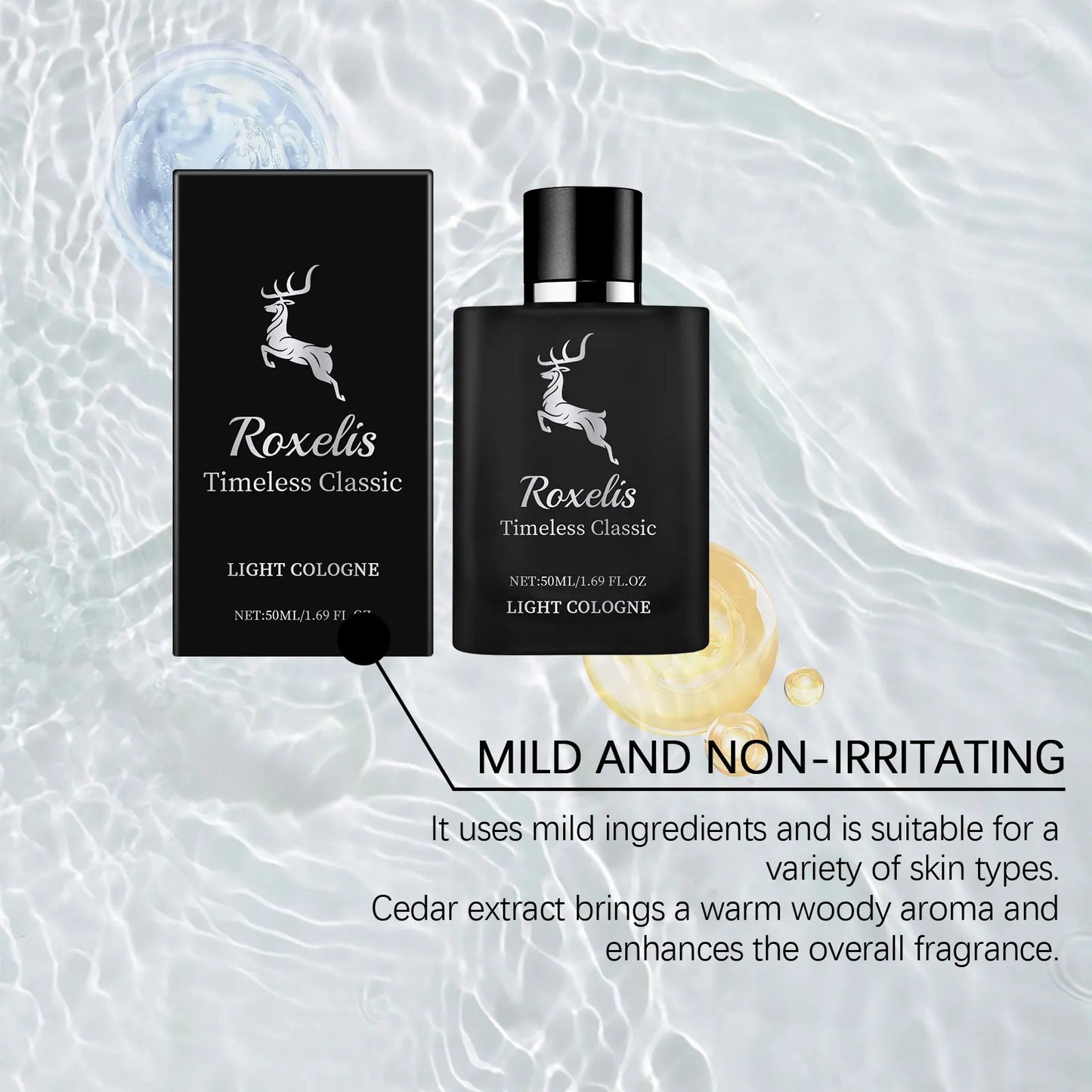 50ml Advanced Feeling Bergamot Perfume Classic Cologne Natural Fresh Hair Temperament Lasting Fragrance elegant Portable Perfume