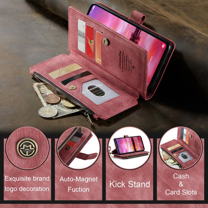 Leather Zipper Wallet Case For Samsung Galaxy A14 A15 A16 A17 A24 A25 A33 A34 A35 A36 A53 A54 A55 A56 A71 A72 4G 5G Phone Cover