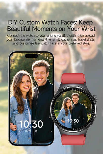 2026New High-end Health Smart Watch For Men Women Blood Lipids Uric Acid Blood Pressure Accurate Data ECG+PPG BT Call Smartwatch