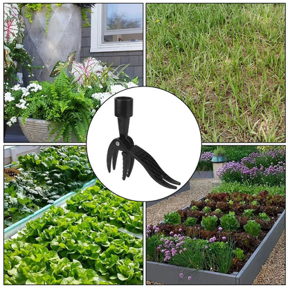 Black Root Remover Stand Up Weeding tool Gardening Weeding Head Replacement Digging Weeder Claw Foot Pedal Weed Puller