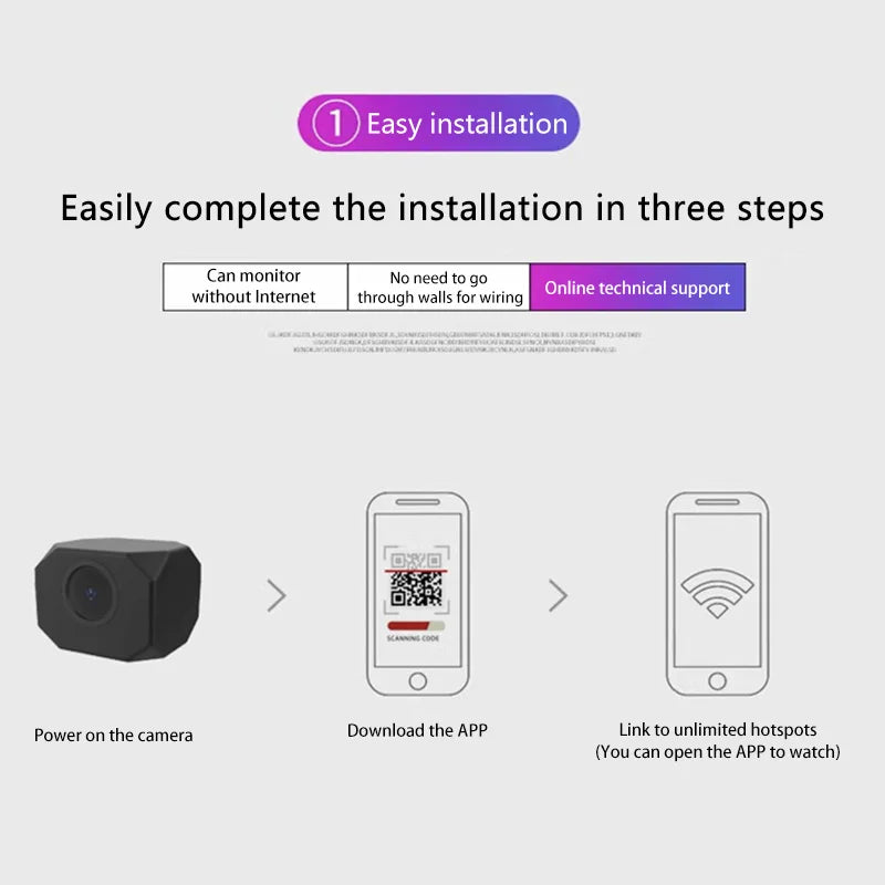 4K WiFi Security Camera Indoor Wireless Mini Home IP Camera APP Remote Monitor Night Vision Motion Detection 2 Way Audio 2026