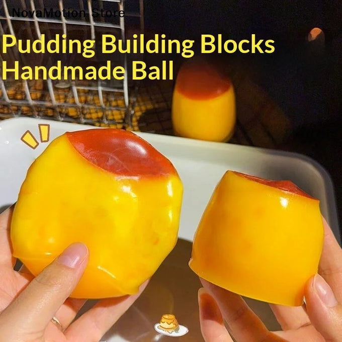 Caramel Pudding Squishy Toy — product image