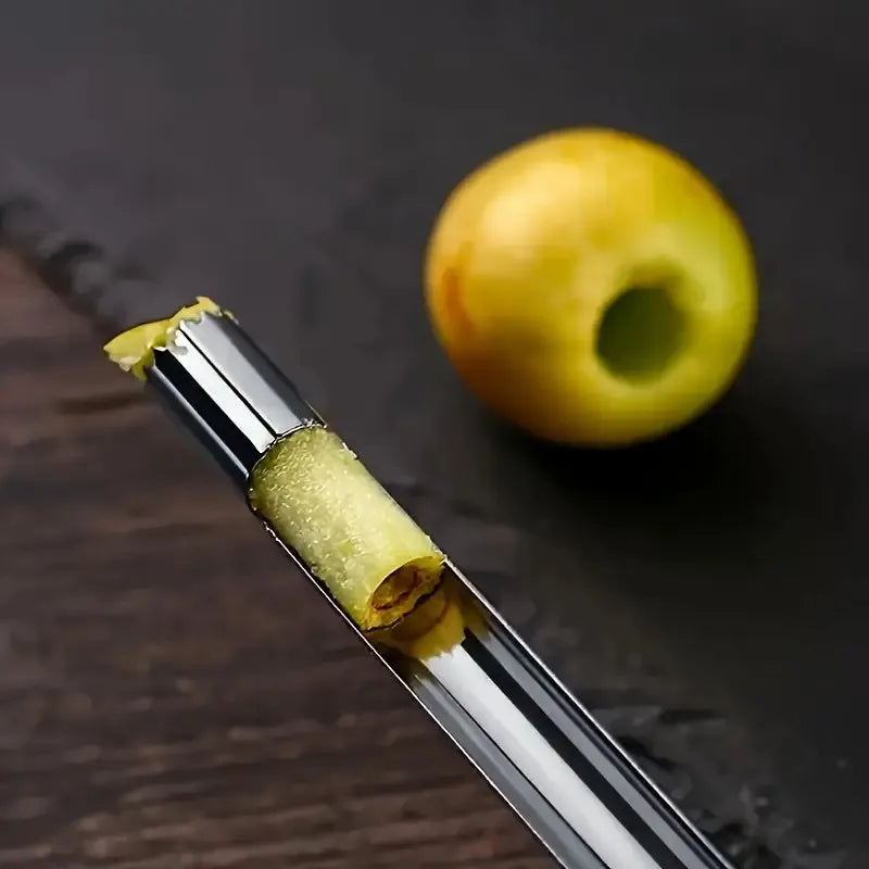 Multi-Fruit Corer, Stainless Steel for Apples, Pears, Oranges, with Hanging Hole, Easy Grip Handle, Professional Kitchen Tool