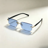 Rimless Gradient Sunglasses Set — view 4