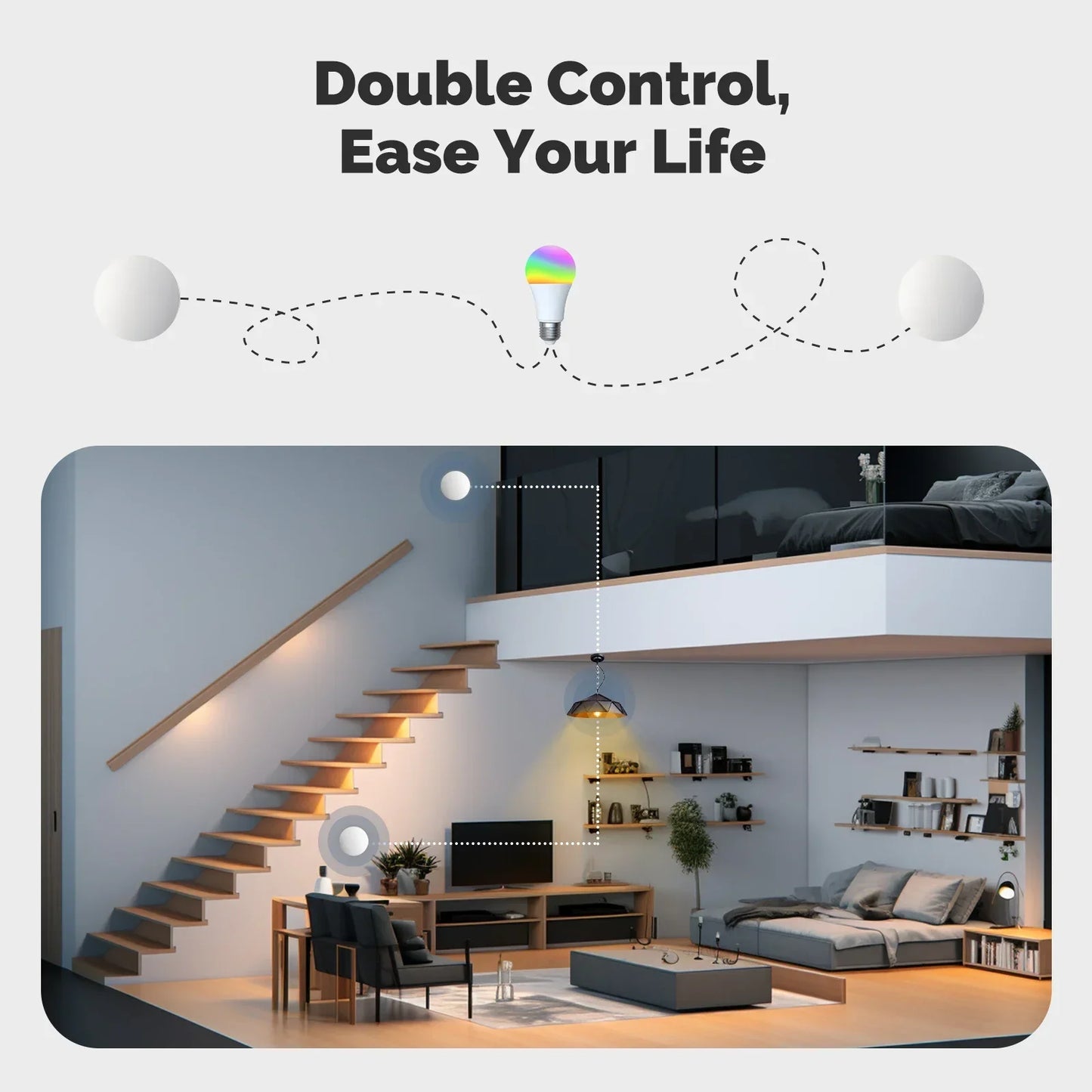 MOES ZigBee Smart Wireless Button Scene Switch Tuya BatteryPowered Mobile Setting Multi-scene Linkage Wireless Remote Controller