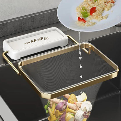 NEW Hanging Net Filter Bag Multi-Purpose Triangle Drainage Rack Drain Basket Kitchen Sink Filter Leftovers Soup Food Drainer