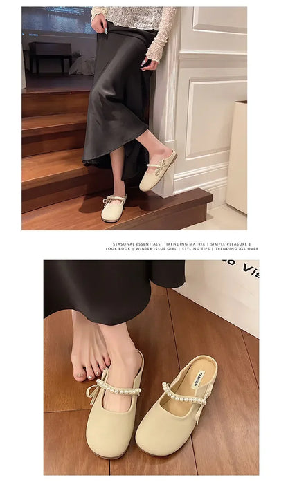 New Arrival Women Summer Mule Sandals Fashion Half Slippers Soft Sole Non Slip Casual Outdoor Beach Daily Shoes