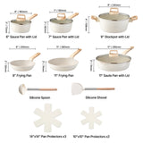 Nonstick Cookware Set with Pan Protectors — view 7