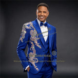 Men's Embellished Three-Piece Suit — product image