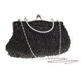 Beaded Embroidered Evening Clutch — view 4