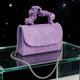 Faux-Suede Evening Handbag — view 10