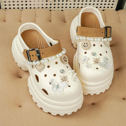 Women's Slippers 10CM High Platform Garden Fashion Clogs Shoes Women's Slippers Thick Bottom EVA Sandals Summer Girls Slippers