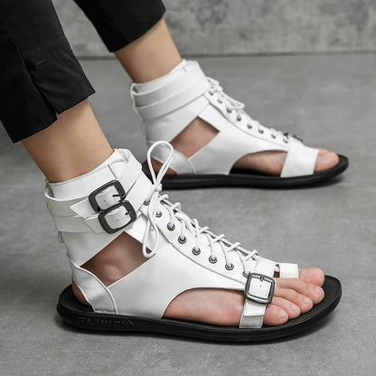 Men Trending Sandals Summer Outdoor Leisure Non-Slip Beach Luxury Sandals Fashion Breathable Brand Shoes Men Slippers