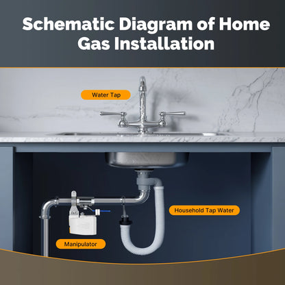 MOES Tuya ZigBee Smart battery Water Gas Valve Controller Automatic Low Power Consumption Voice Control with Alexa Google Home