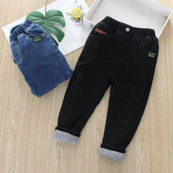 Kids' Fleece-Lined Jeans — product image