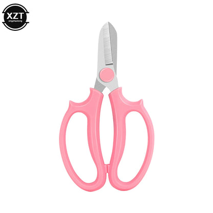Stainless Steel Garden Scissors Floral Shears Professional Flower Scissor Comfortable Grip Handle Pruning Shear New