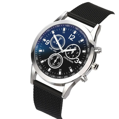 Luxury Quartz Watch for Men Stainless Steel Dial Casual Quartz Wristwatches Bracele Watch Relogio Masculino Часы Мужские