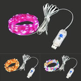USB Silver-Wire Fairy Lights — view 3