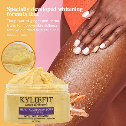 Organic Turmeric Skin Care Kit, Brighten, Clean, Remove Darkness, Spots, Acne, Lighten, Hydration, Exfoliate, Even Skin Tone