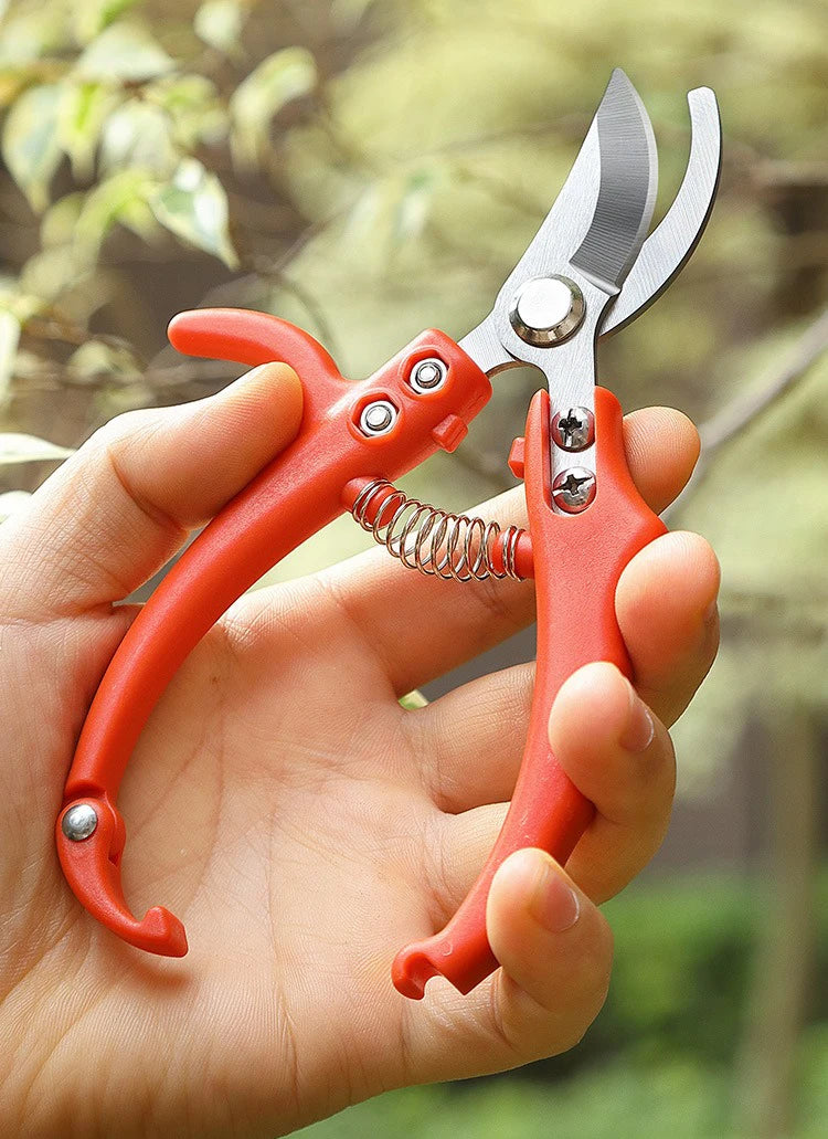 Gardening Branch Scissors Fruit Tree Shears Grafting Pruning for Bonsai Household Garden Non-slip Handle Tools Shears