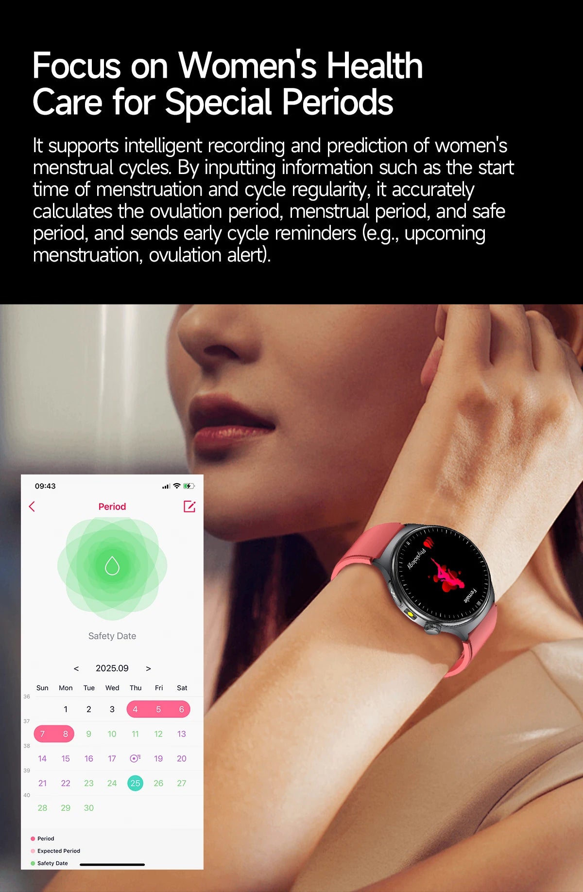 2026New High-end Health Smart Watch For Men Women Blood Lipids Uric Acid Blood Pressure Accurate Data ECG+PPG BT Call Smartwatch