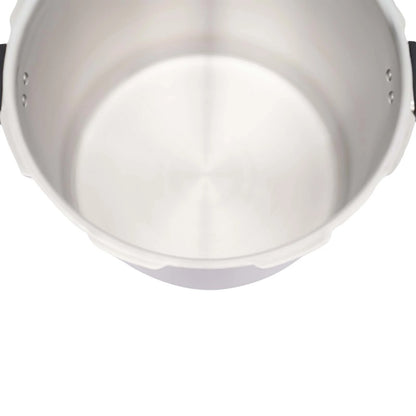 22L Aluminium Alloy Pressure Canner 90Kpa Thickened Explosion-proof Pressure Cooker Pot with Pressure Gauge and Safety Valve