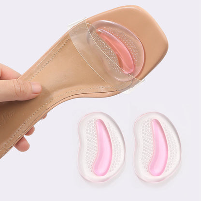 Thickened Half A yard Pad High Heels Insole Forefoot Pad Silicone Forefoot Pad Ladies Sandal Anti-skid Pad Anti-pain