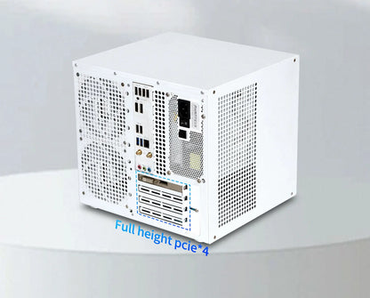 Sagittarius 8-bay NAS Computer Chassis with ATX Power Supply, MATX Motherboard, Full-height PCIE, 21.8L