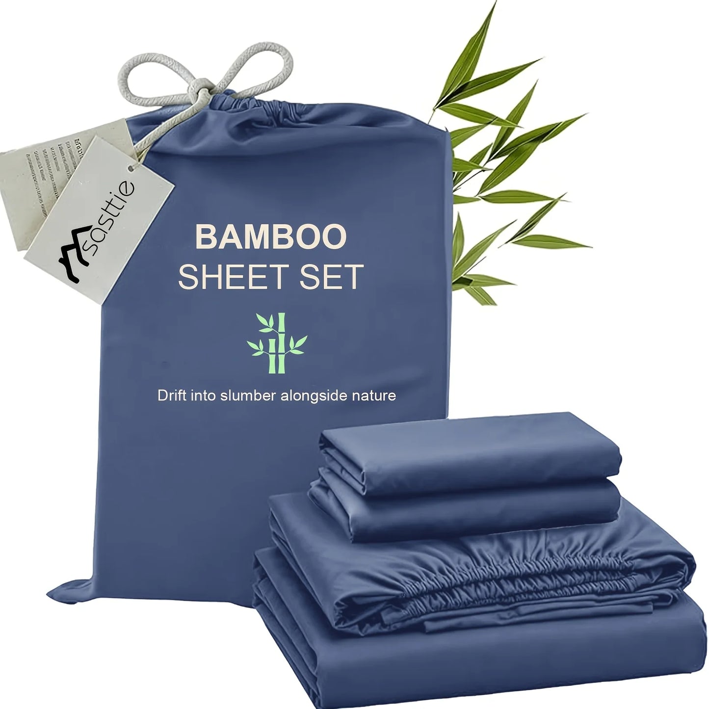 Cooling Bamboo Bed Sheet Set-Bamboo Bed Sheet-Ultra Soft & Breathable Daybed Set-Deep Pocket Up to 16" Hotel Soft Bedding-Perfect for Hot Sleepers Bamboo Bedding Sheets Set - Double Stitching, Lifetime Quality Promise