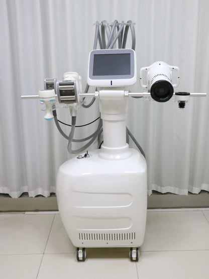 V10 Velashape Six-Handle Body Shaping Machine 40K Radio Frequency Fat Reduction, Body Sculpting and Skin Tightening Device