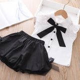 Girls' Sleeveless Top & Shorts Set — view 4
