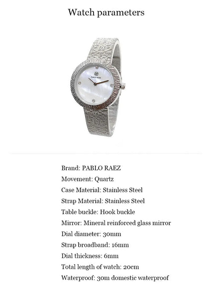 Brand Watch Fashion Beimu Face Women's Watches Waterproof Milan Strap Adjustable Female Quartz Wristwatches Free Box  gift