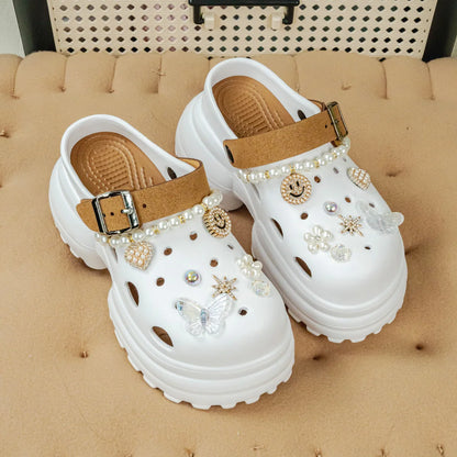 Women's Slippers 10CM High Platform Garden Fashion Clogs Shoes Women's Slippers Thick Bottom EVA Sandals Summer Girls Slippers