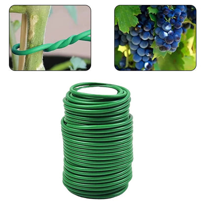 10/20M Garden plant Fixation Rope Iron Wire Support Flower Binding Soft Wire Rose Climbing Garden Outdoor Tool For Vegetable