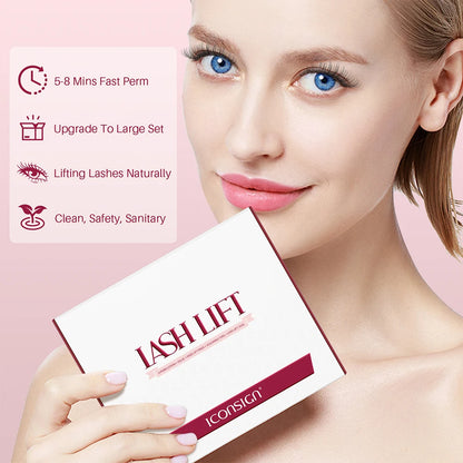 New ICONSIGN Upgrade Eyelash Lifting Sachets Set Lash Lift Kit Independent Pouch 5-8 Mins Fast Eyelash Perm Eye Lash Makeup Tool