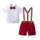 Kids' Star Print Suspender Outfit Set — view 9