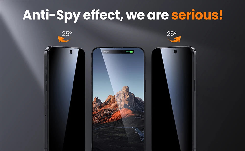 Joyroom 1/2pcs Anti-spy Tempered Glass Private Screen Protector For iphone 15 14 13 Pro Max For iPhone 12 11 pro max Glass