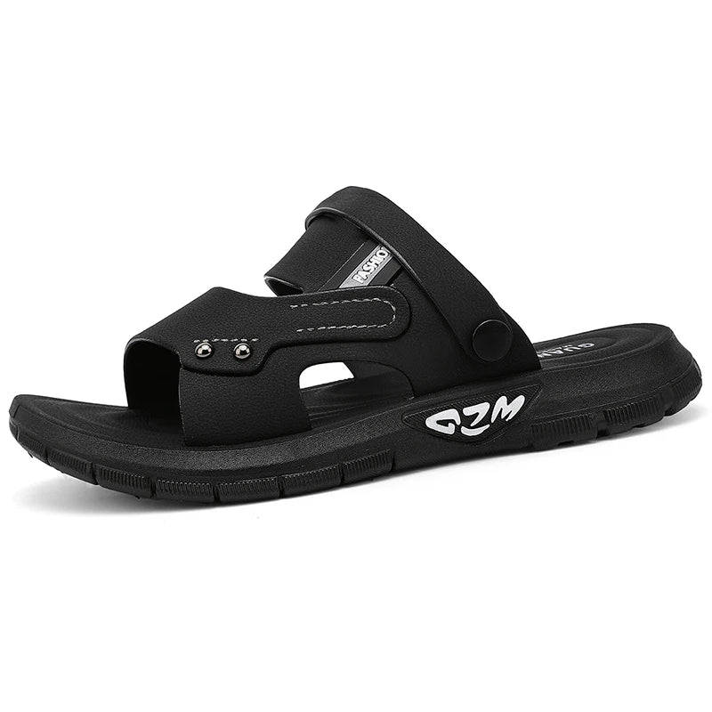 High Quality Men Sandals Summer Slip on Casual Slippers Lightweight Beach Sandals Comfortable Casual Shoes Retro Roman Sandals